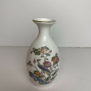 Vintage Wedgwood Kutani Crane Arcadian Bud Vase Made In England