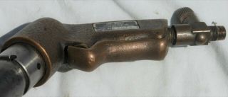 Vintage/Antique THE BULLY Superior Mfg.  Cleveland OH Air Hammer/Chisel w/3 Bits 3