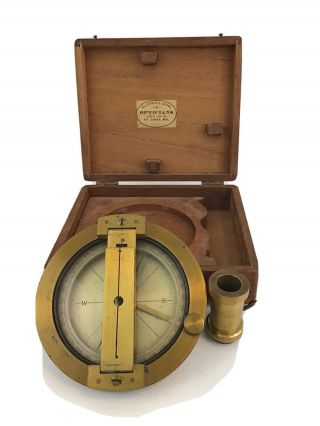 For Klony Only Antique Surveying Compass