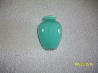 Vintage Shawnee Pottery Miniature Green Glazed 2 3/4 