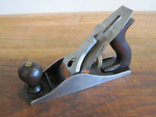 Antique Vintage Stanley No.  4 Type 15 (1931 - 1932) Smooth Woodworking Plane Tools