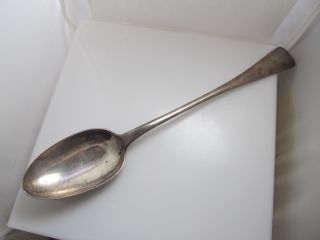 William Hutton & Sons Large Sterling Silver Antique Serving Spoon 1902