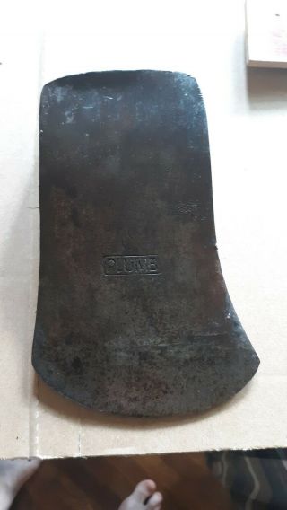 Collectable Vintage Plumb 3.  10 Pound Single Bit Axe Head.  National Pattern?