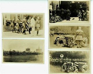 31st Us Infantry In Shanghai China Vtg 1932 Funeral Photos - Polar Bear Regiment