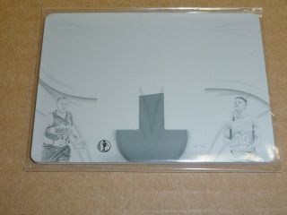 2018/19 Immaculate Luka Doncic/kevin Knox Printing Plate 1/1 K5810