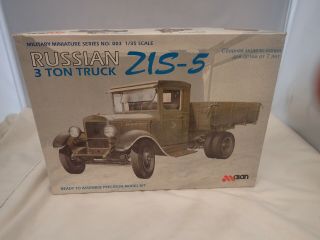 1934 Russian 3 Ton Truck Zis - 5 Alan 1/35 Scale Skill 2 Vintage Plastic Model Kit