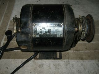 Vintage Emerson Electric 1/4 Hp Motor Type S,  115 Volts,  4.  0 Amps,  1725 Rpm