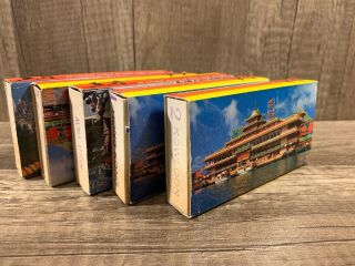 5 Vintage 35mm Boxes Of Hong Kong/kowloon Color Slides 100 Total Slides