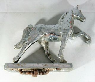 Hood Ornament Removed From A Vintage P/u Truck (please See Photos For)
