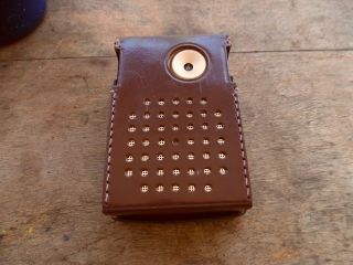 Vintage Nobility 6 Transistor Radio Am With Leather Case Model 6000