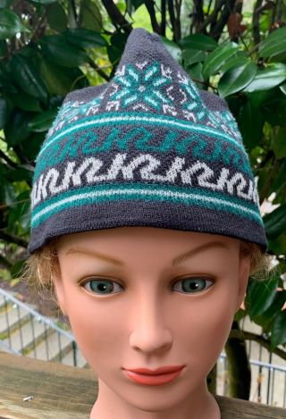 Vintage K2 Knit Ski Hat Us Made