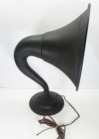 Vintage Antique Atwater Kent Model H Radio Horn Speaker Estate Find
