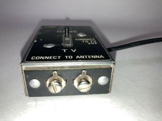Vintage RF Home Video Game TV Switch Box Atari Colicovision Intellevision 80’s 2