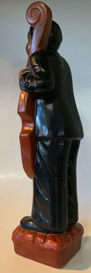 Vintage African American Jazz Musician Ceramic Black Americana Figurine 3