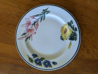 Southern Pacific Vintage Railroad " Prairie Mountain Wildflowers " 5 1/2 " Plate