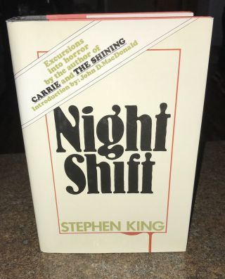 Vintage 1978 Night Shift By Stephen King Hardcover With Dust Jacket