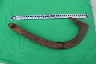 Vintage Cant Hook Log Dog Peavey Hook 12 " Long 3 - 1/2 " Hook