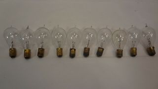 Antique Light Bulbs C6 Miniature Edison Style Christmas Lights 14v 10pc L 9 Read