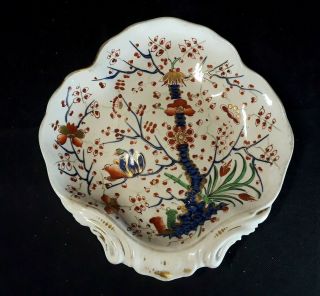 Antique Bloor " Old Derby " Royal Crown Derby Imari Shell Plate