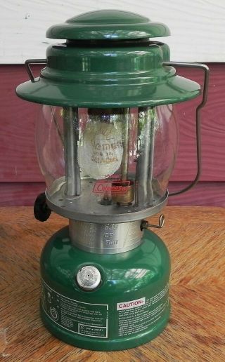 Vintage Coleman Lantern Model 639 Kerosene Cp Rail Dated 1/84 Shape