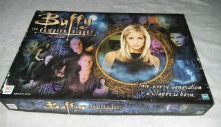 Vintage 2000 Milton Bradley Mb Buffy The Vampire Slayer Board Game 100 Complete