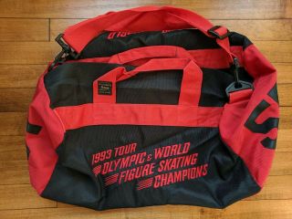 Vtg 90s 1993 Tour Usa Olympic And World Figure Skating Champions Duffle Bag 55