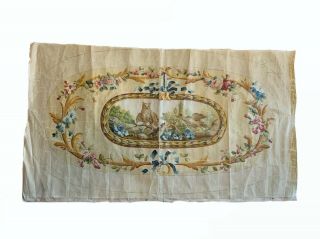 Antique 19th Century French Aubusson Painting (2665)