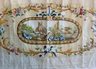 Antique 19th Century French Aubusson Painting (2665) 2