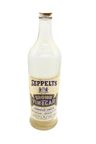 Seppelts Brown Vinegar Bottle Vintage Collectable Seppelt 