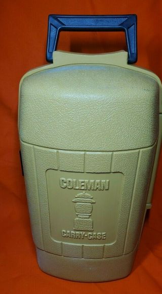 Rare Vintage Coleman 3 - 82 Clam Shell Case For Model 200a Size Lanterns