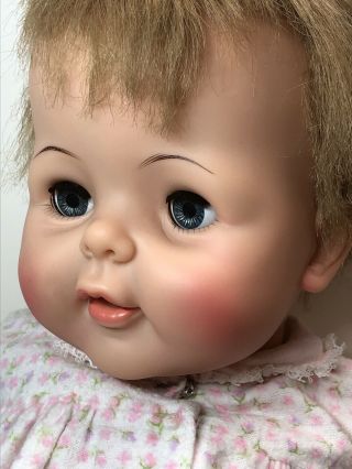 21” Vintage Ideal Baby Snoozie Thumbelina Family 1964 Baby Doll Still B 3