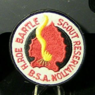 Bsa: Vintage H.  Roe Bartle Scout Reservation Patch