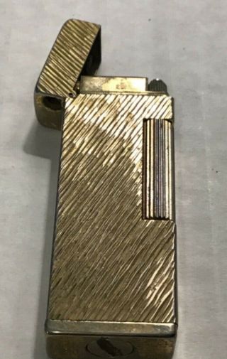 Vintage Gold Dante Butane J2 Lighter / Japan Patent 1965