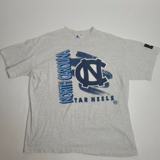 Vintage 90s Unc Starter Tar Heels North Carolina T - Shirt Xl Ncaa