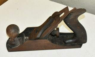 L178 - Antique Stanley Bedrock No.  604 Smooth Bench Plane 2 Patent Date