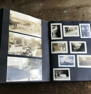 C.  1900s Antique Edwardian Photo Album - 245 - Travels - Yellowstone Orleans