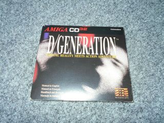 1993 Vintage Commodore Amiga Cd32 D/generation Game W/ Instructions
