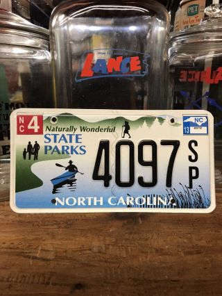 North Carolina State Parks License Plate Owned Nc