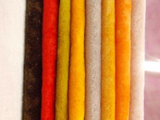 8 Colors Flawed Vintage Long Pile Miniature Mini Bear Velvet Rayon Fur Fabric