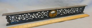 Antique Davis Level & Tool Co.  24 " Cast Iron Inclinometer Level