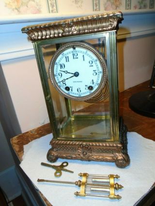Antique - Seth Thomas - Crystal Regulator Clock - Ca.  1900 - To Restore - E14