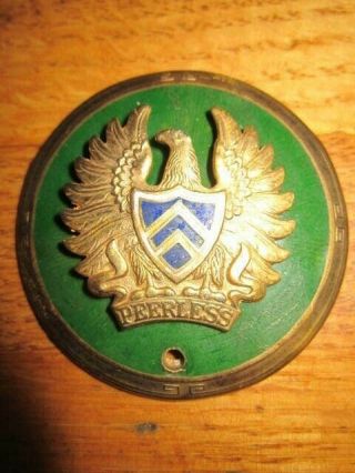 Vintage Peerless Radiator Emblem Badge Ornament