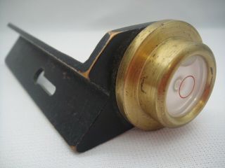 Vintage Keuffel & Esser K&e Brass Rod Level With Fish Eye Bubble - 4 - 1/2 " L