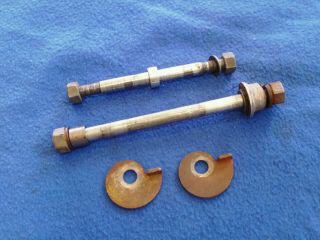 Vintage Benelli Fireball Trail 50 Front And Rear Axles