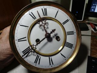 Antique - Gustav Becker - 2 Wt.  Vienna Regulator Clock Movt.  Ca.  1890 - To Restore - K918