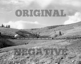 Orig 1955 Negative - Denver Rio Grande Western D&rgw 494 Colorado Railroad Co