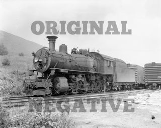 Orig 1957 Negative - Norfolk Western N&w 4 - 8 - 2 Abingdon Virginia Branch Railroad