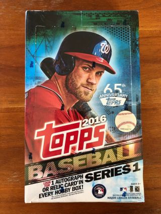 2016 Topps Baseball Series 1 Hobby Box Factory