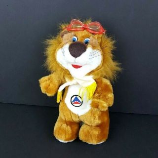 Delta Airlines Dusty The Delta Air Lion Plush Stuffed Animal Vintage Brown