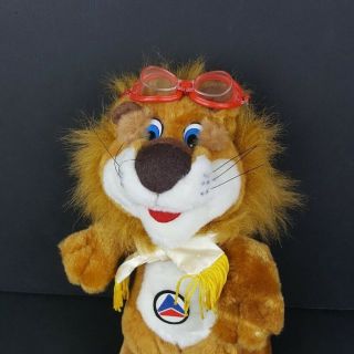 Delta Airlines Dusty the Delta Air Lion Plush Stuffed Animal Vintage Brown 2